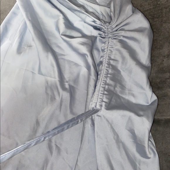 Forever 21 light blue Maxi Skirt with strings to scrunch it - Picture 3 of 3